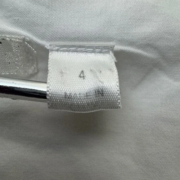 Vintage Skirt Medium Fruit Embroidered White Cotton Midi Cherry Tassles *Read - Picture 6 of 11